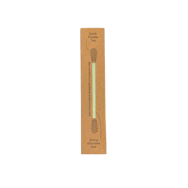 last swab silicone sustainable reusable cotton swab in recyclable packaging