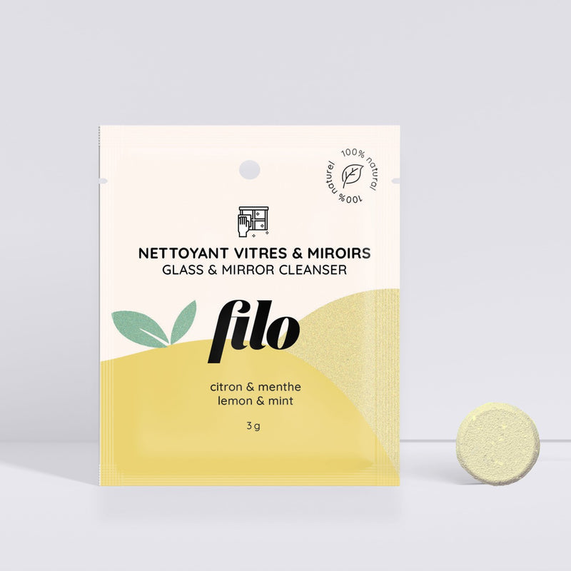 filo tablet glass and mirror cleaner lemon mint