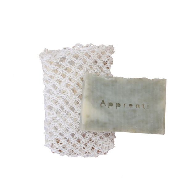 Sayula agave soap pouch with bar soap