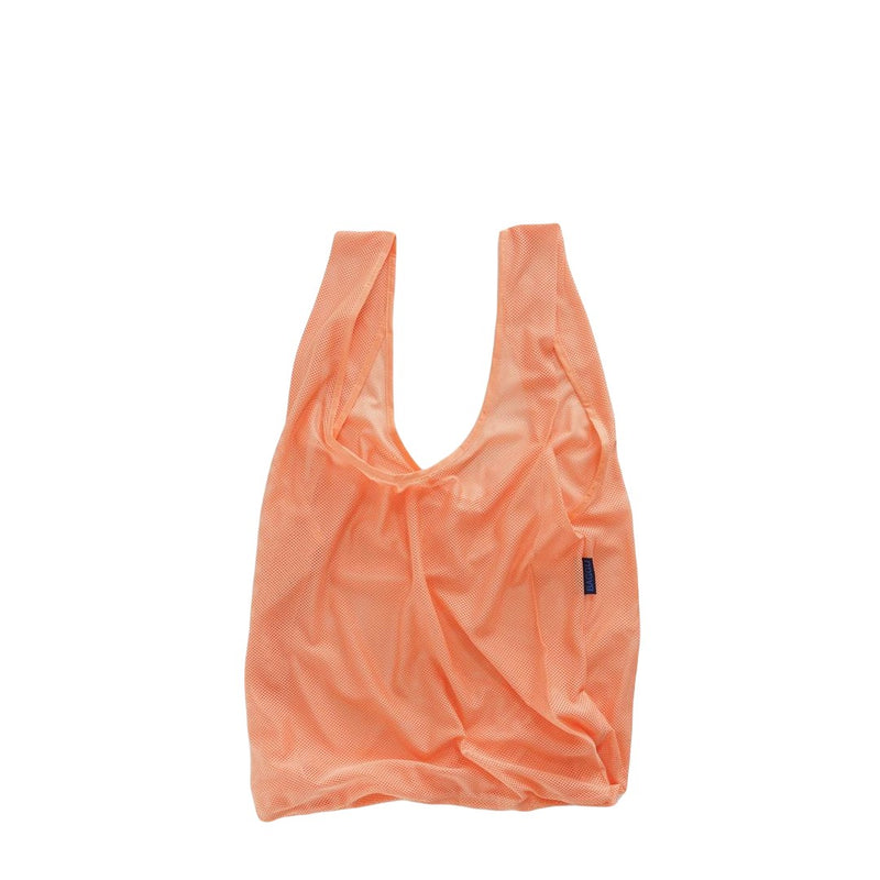 Baggu recycled nylon reusable mesh cantaloup coloured bag