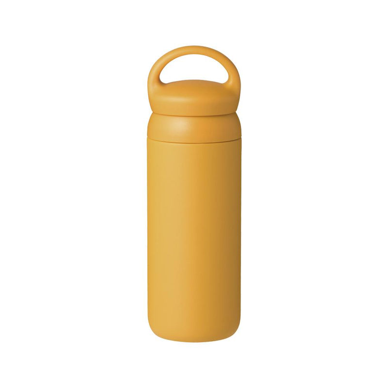 kinto day off tumbler mustard vacuum insulated water bottle