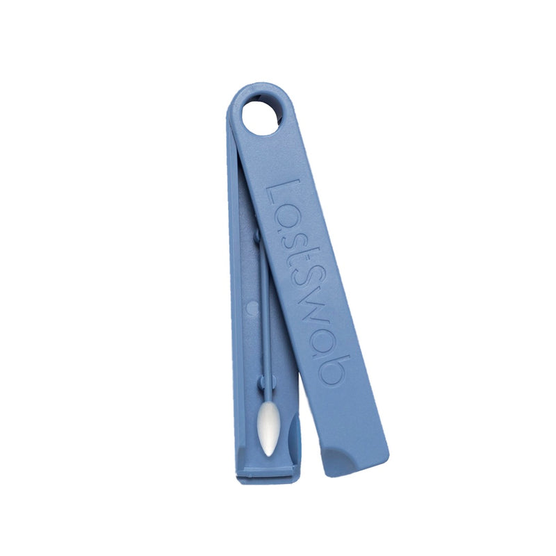 last swab beauty tip in blue with case