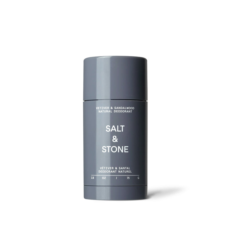 salt and stone vetiver and sandalwood natural deodorant