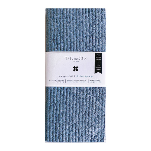 ten and co sponge cloth stone in 2 pack