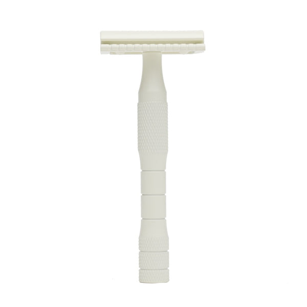 well kept solid brass sustainable safety razor in cream